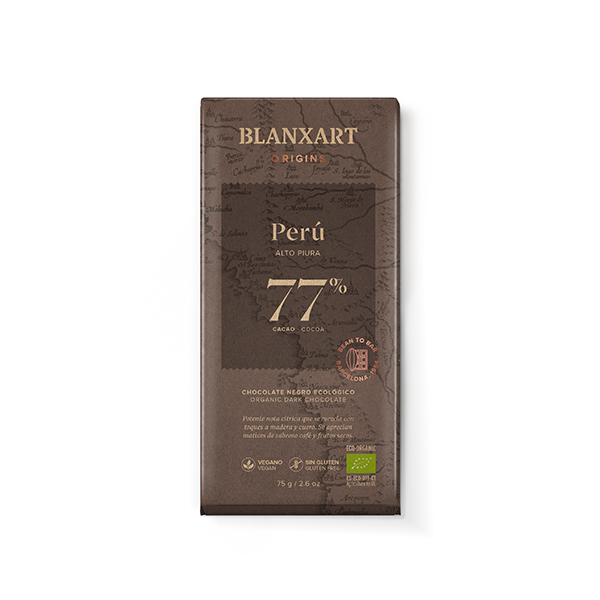 Chocolate neg 77% Perú 75g ECO