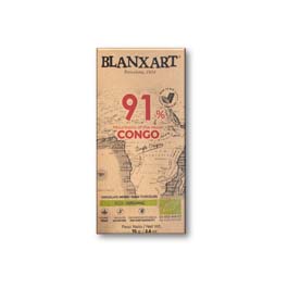 Xocolata negre 91% Congo 75g ECO