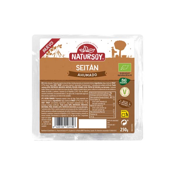 Seitan blat fumat 250g ECO