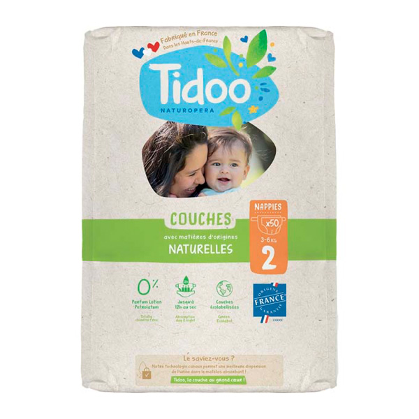 Pañal velo nat T2 3-6kg 50u ECO