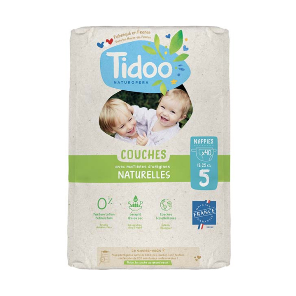 Pañal velo nat T5 12-25kg 40u ECO