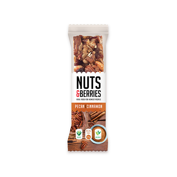 Barrita nueces canela 30g ECO