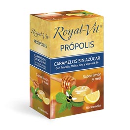 Caramelos própolis 18un