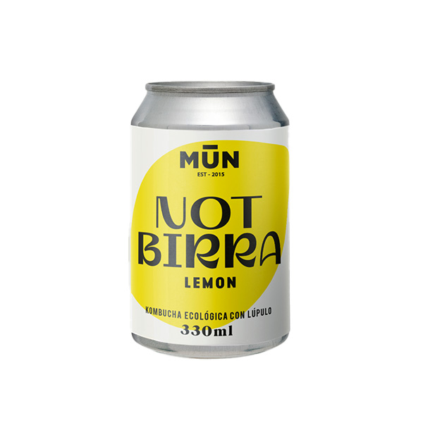 Kombucha notbir té vrd lim 330ml ECO