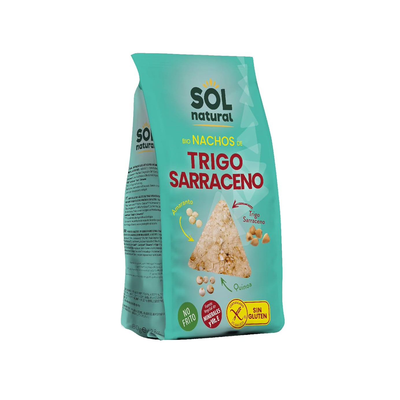 Nachos trigo sarrace 80g ECO