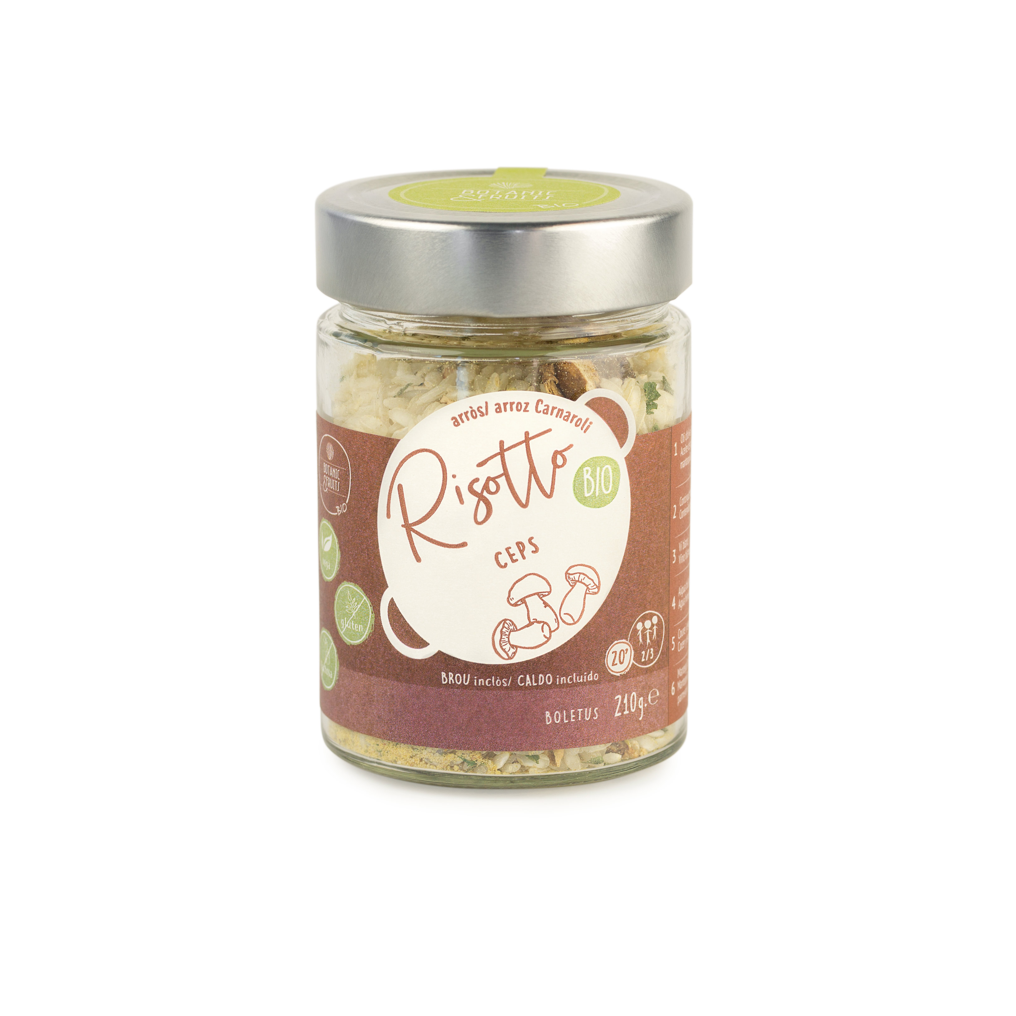 Risotto boletus 210g ECO