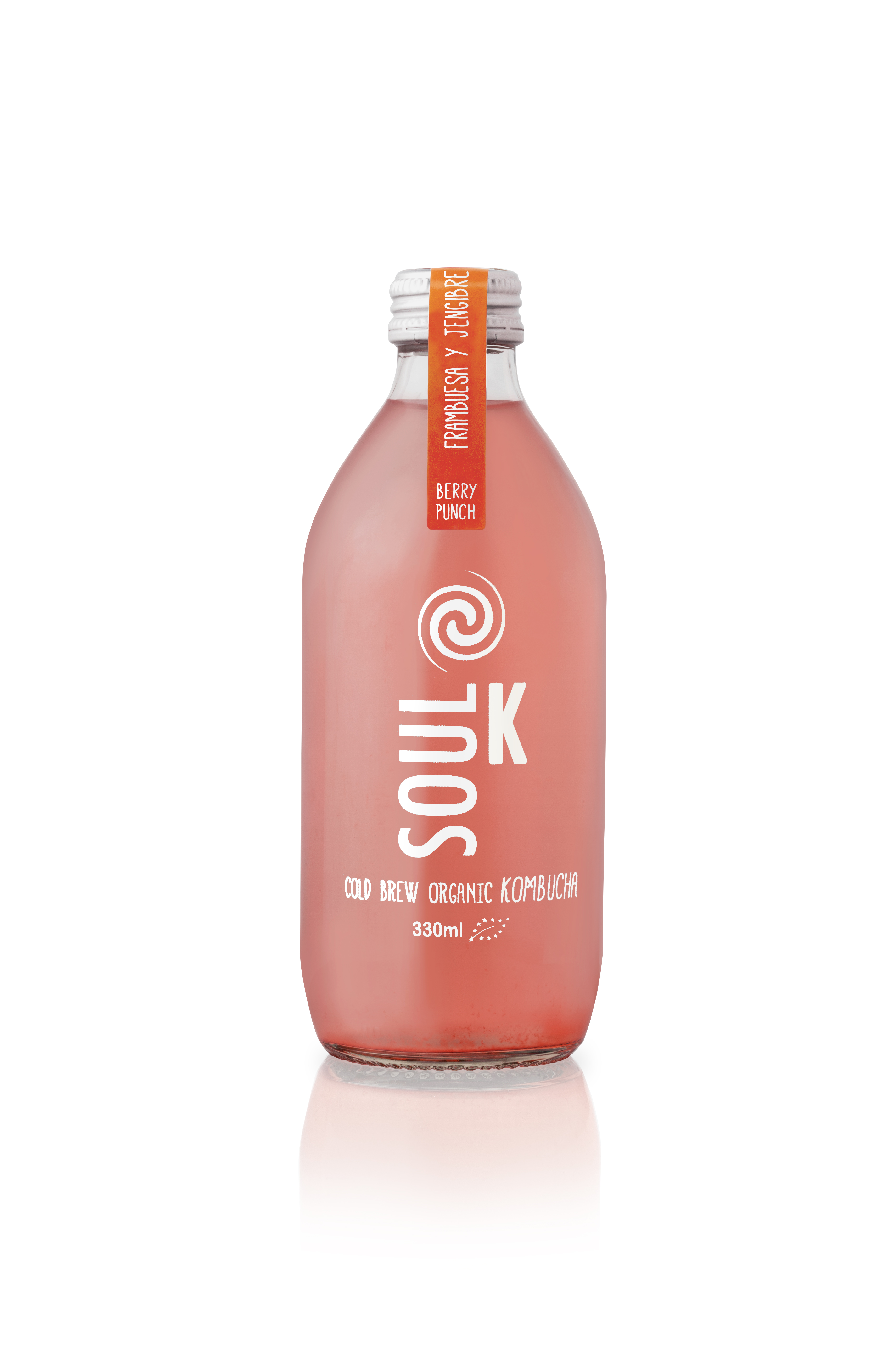 Kombucha framb jengibre 330ml ECO
