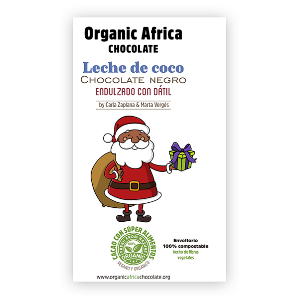 Choco leche coco 60g ECO