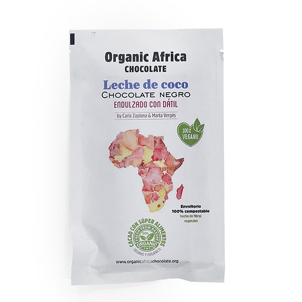 Choco leche coco 60g ECO