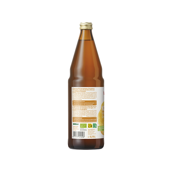 Kombucha lima jengibre 750ml ECO