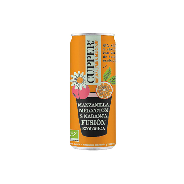 Bebida manzana melocoton naranja 250ml ECO