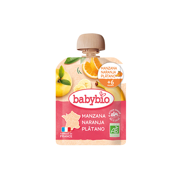 Pouch manzana naranja platano 90g ECO