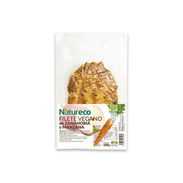 Filet vegà de past i poma 100g ECO
