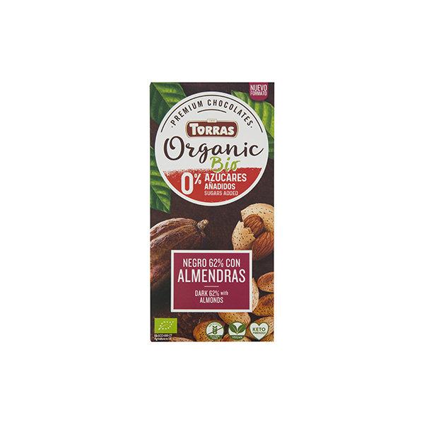 Xocolata Negra Ametlla sense sucre ECO