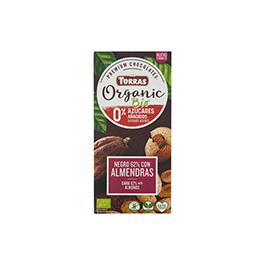 Xocolata Negra Ametlla sense sucre ECO