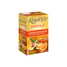 Caramelo propoli naranja 18u