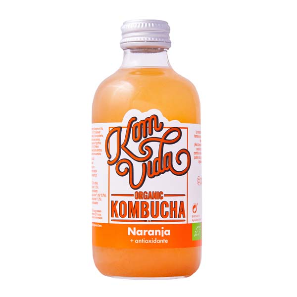 Kombucha naranja antioxidante 250ml ECO