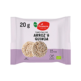 Tortitas arroz quinoa 20g ECO