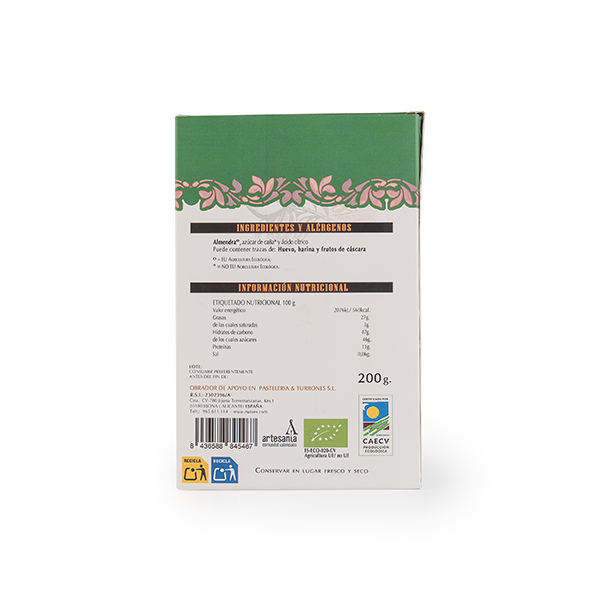 Figuretes massapà 200g ECO