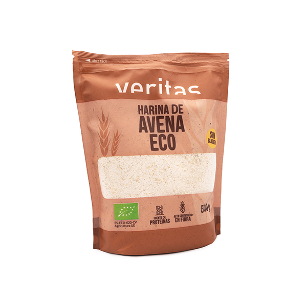 Harina de avena sin gluten 500g ECO