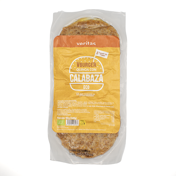 VBurger quinoa calabaz 2x80g ECO