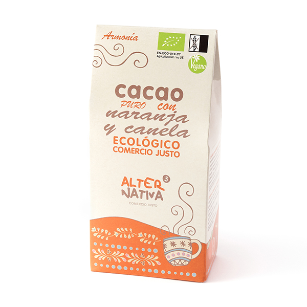 Cacao naranja canela 125g ECO