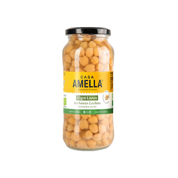 Garbanzo lechoso cocido 540g ECO
