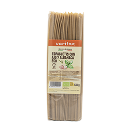 Spaghetti ajo albahaca 500g ECO