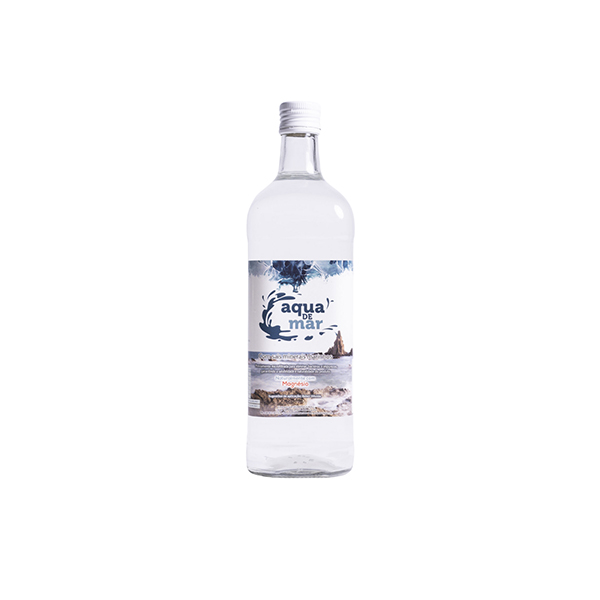 Agua de mar cristal 1l