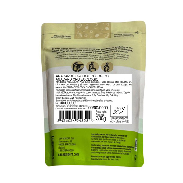 Ametlla crua 300g ECO