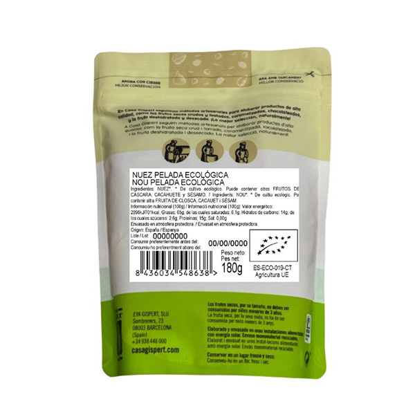 Almendra tostada 300g ECO