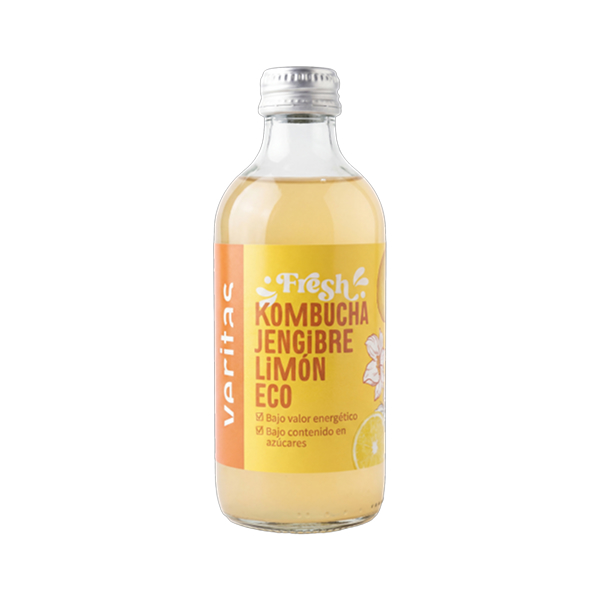 Kombucha jegibre limón 250ml ECO
