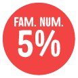 5% FAMILIA NUMEROSA
